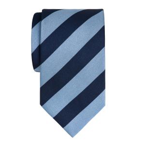 Sky & Navy Barber Stripe Tie
